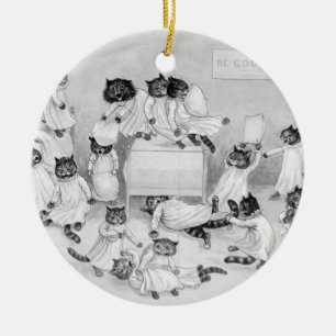 Cat Art von Louis Wain 1900 Keramik Ornament