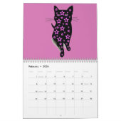 Cat Art von Shelli Fitzpatrick Weil, Katzen Kalender (Feb 2026)