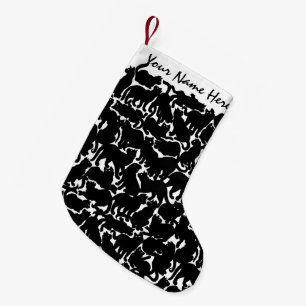 Cat Art Weihnachtsweihnachtszeit Strumpf Maßgeschn Kleiner Weihnachtsstrumpf