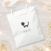 Cat Art Zeichn Vielen Dank für die Tasche Geschenktütchen (Ausgeschnitten)