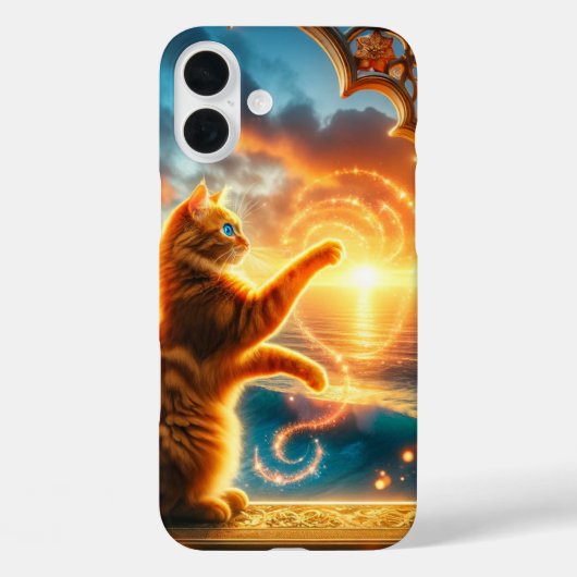 Cat Artwork Phone Case (Rückseite)