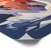 Cat Artwork Poster (Ecke)