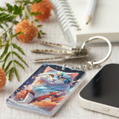 Cat Artwork Schlüsselanhänger (Vorderseite rechts)