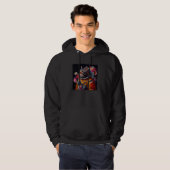 Cat Astronaut Colorful Hoodie (Vorne ganz)