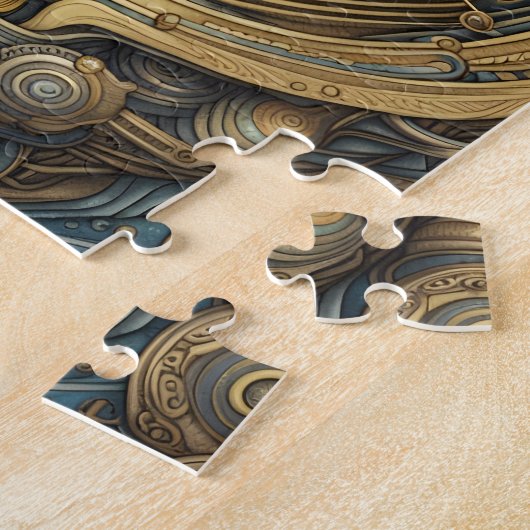 Cat Astronaut cyberpunk art Puzzle (Seite)