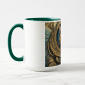 Cat Astronaut cyberpunk art Tasse (Links)