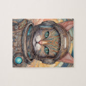 Cat Astronaut ist eine aufwändige Animation Puzzle (Horizontal)