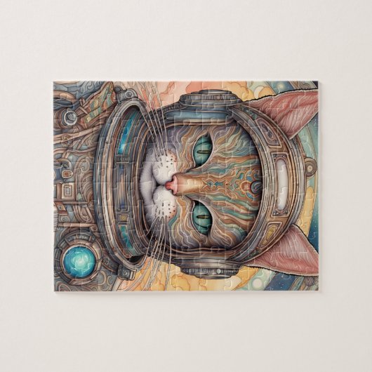 Cat Astronaut ist eine aufwändige Animation Puzzle (Horizontal)