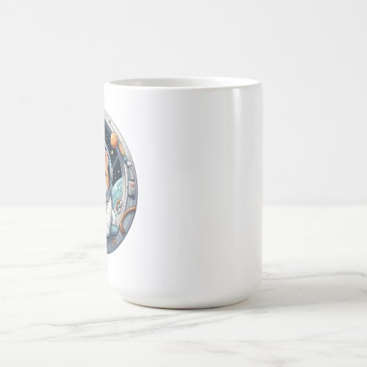 Cat Astronaut Kaffeetasse (Mittel)