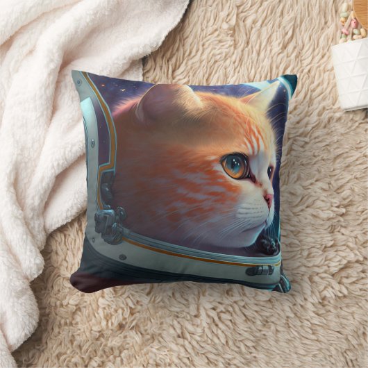 Cat Astronaut Kissen (Decke)