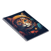 Cat Astronaut Notizblock (Rechte Seite)