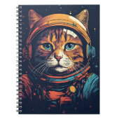 Cat Astronaut Notizblock (Vorderseite)