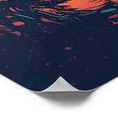 Cat Astronaut Poster (Ecke)