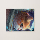 Cat Astronaut Puzzle (Horizontal)