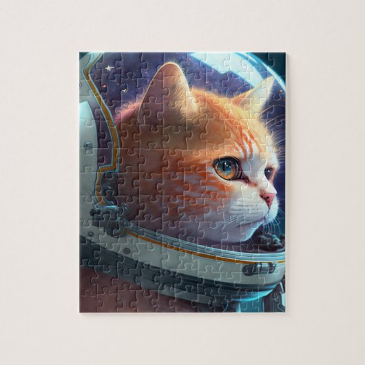 Cat Astronaut Puzzle (Vertikal)