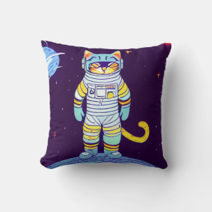 CAT ASTRONAUT RAUMKissen Kissen