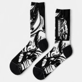 Cat Astronaut Socken (Linkes Detail)