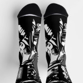 Cat Astronaut Socken (Oben)