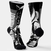 Cat Astronaut Socken (Gewinkelt)