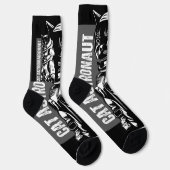 Cat Astronaut Socken (Rechts)
