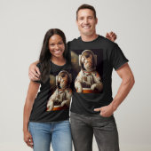 Cat Astronaut Space T-Shirt (Unisex)
