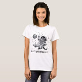 Cat Astronaut T-Shirt (Vorne ganz)