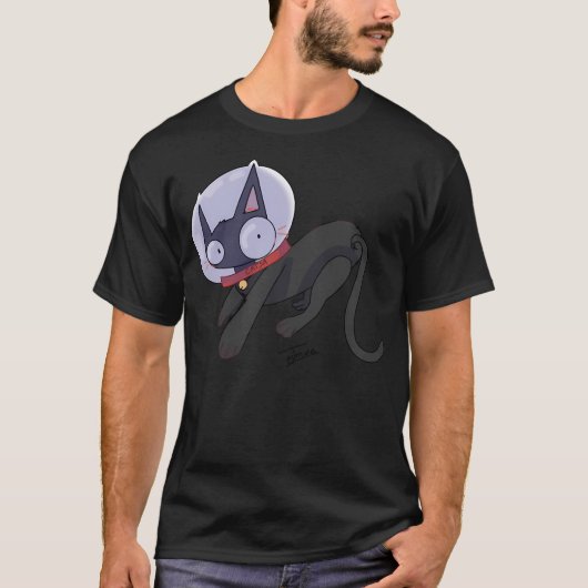 Cat Astronaut T-Shirt (Vorderseite)
