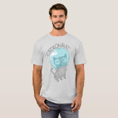 Cat Astronaut T - Shirt (Vorne ganz)