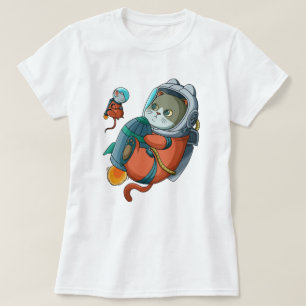 Cat Astronaut T - Shirt
