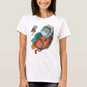 Cat Astronaut T - Shirt (Vorderseite)
