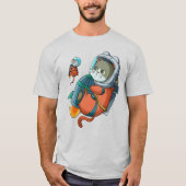 Cat Astronaut T - Shirt (Vorderseite)