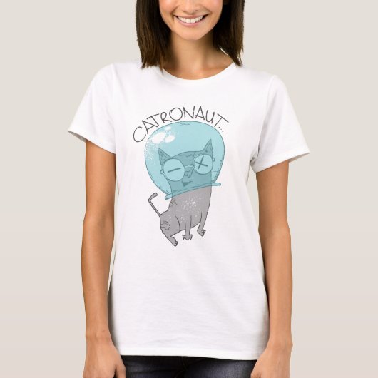 Cat Astronaut T - Shirt (Vorderseite)