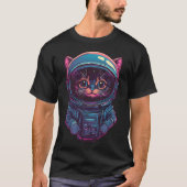 Cat Astronaut T-Shirt (Vorderseite)