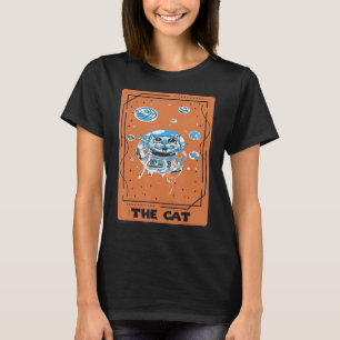 Cat Astronaut Tarot Card Mystical Cards okkultisie T-Shirt