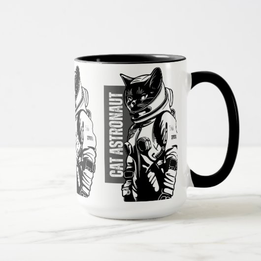 Cat Astronaut Tasse (Rechts)