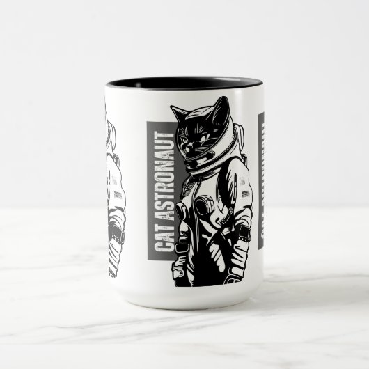 Cat Astronaut  Tasse (Zentrum)
