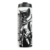 Cat Astronaut  Thermosbecher (Vorderseite)