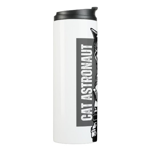Cat Astronaut  Thermosbecher (Nach links gedreht)