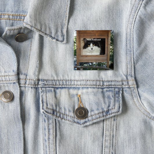 Cat Attitude Button (Beispiel)