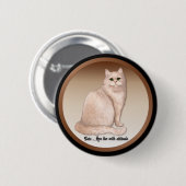 Cat Attitude Button (Vorne & Hinten)