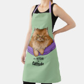 Cat Attitude Funny Schürze (InSitu)