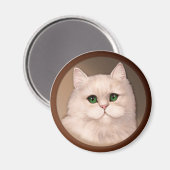 Cat Attitude Magnet (Vorderseite/Rückseite)