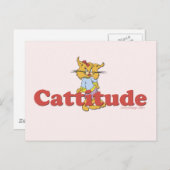 Cat Attitude Postkarte (Vorne/Hinten)