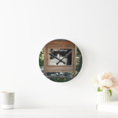 Cat Attitude Runde Wanduhr (Zuhause)