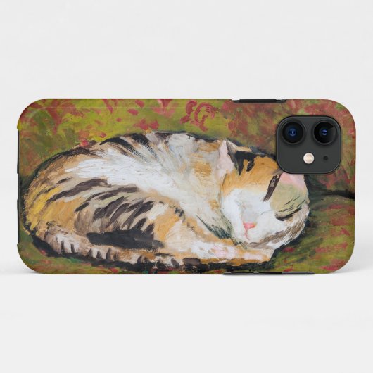 Cat, August Macke Case-Mate iPhone Case (Rückseite (Horizontal))