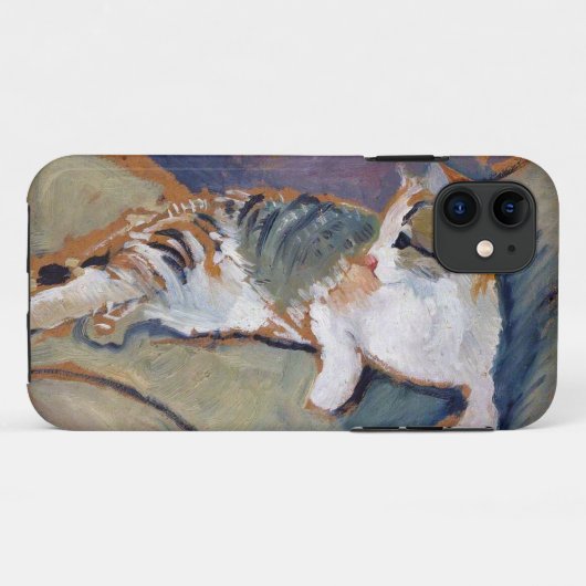 Cat, August Macke Case-Mate iPhone Case (Rückseite (Horizontal))
