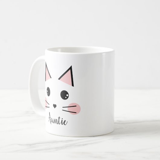Cat Auntie Kaffeetasse (Vorderseite Links)