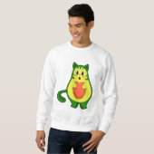 Cat Avocado Sweatshirt (Vorne ganz)