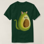 Cat avocado T-Shirt (Design vorne)