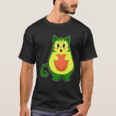 Cat Avocado T-Shirt (Vorderseite)